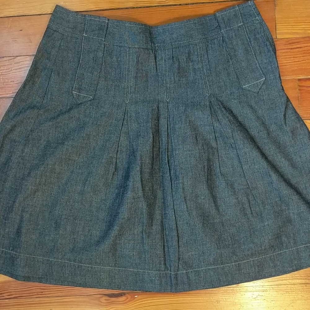 Denim J Crew Skirt